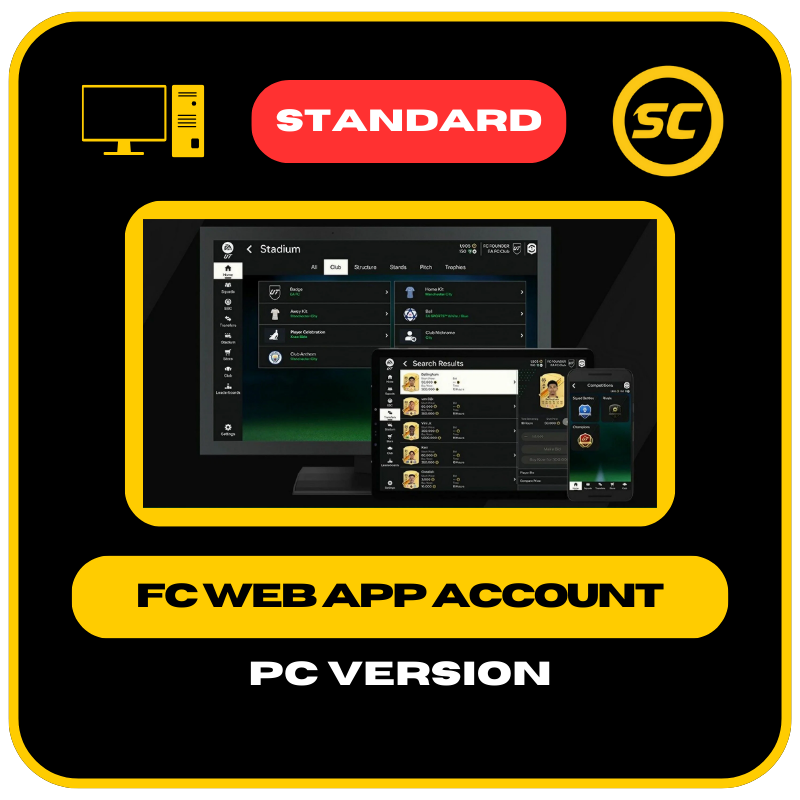 FC 25 - unlocked WebApp account - PC platform (activated in game)